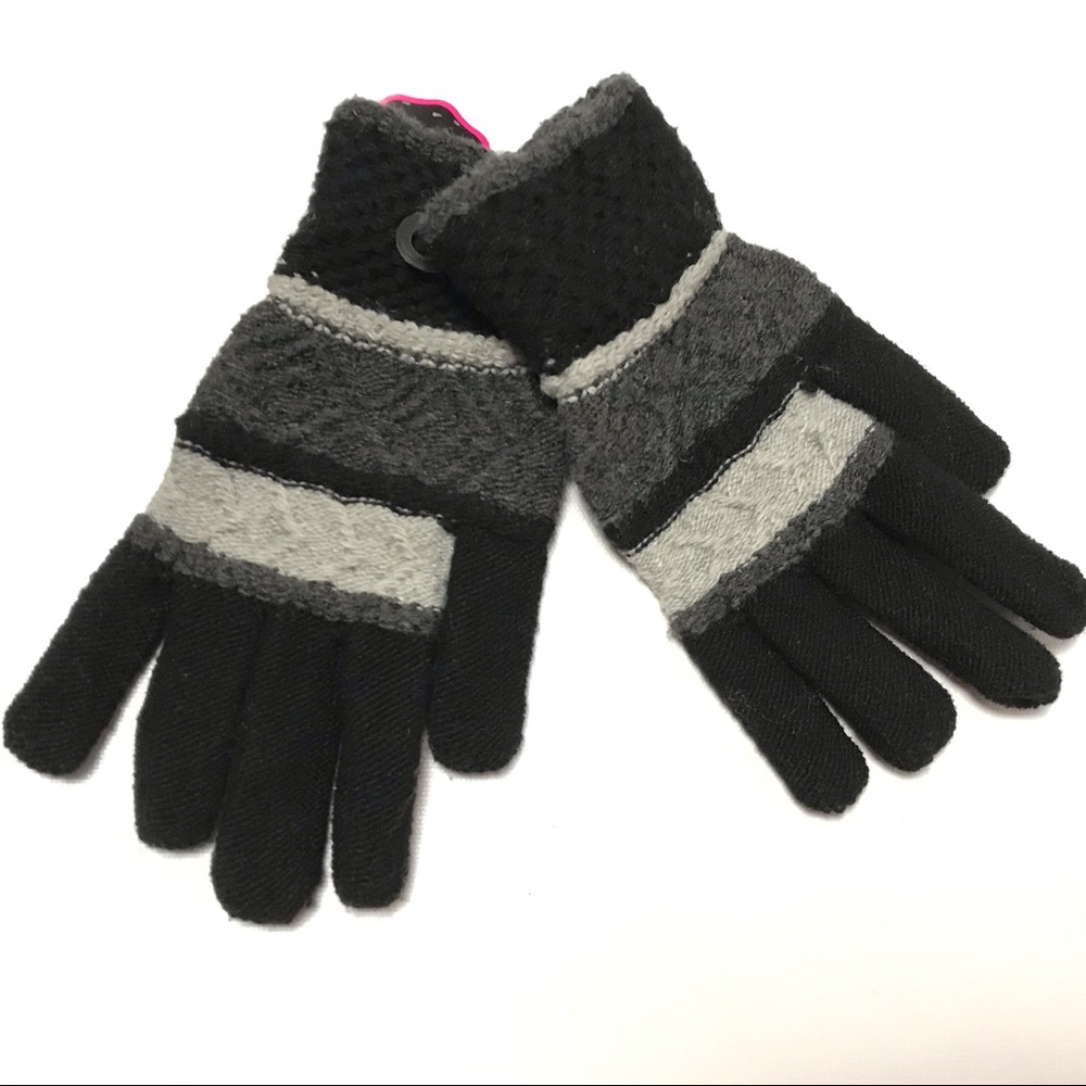 Nollia Women's Gloves Ladies Knitted Gloves Gray